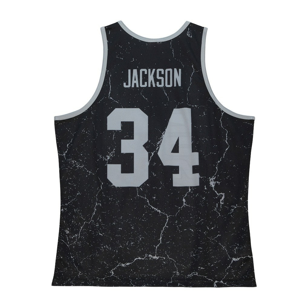 Bo Jackson Las Vegas Raiders 1990 Player Burst Tank Top Black - Mitchell & Ness