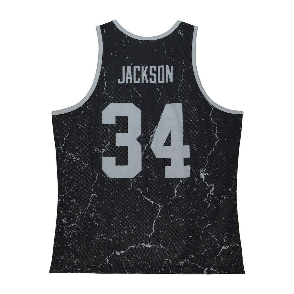 Bo Jackson Las Vegas Raiders 1990 Player Burst Tank Top Black - Mitchell & Ness