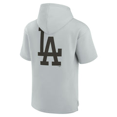 Los Angeles Dodgers Fanatics Unisex Elements Super Soft Fleece Short Sleeve Pullover Hoodie Sale
