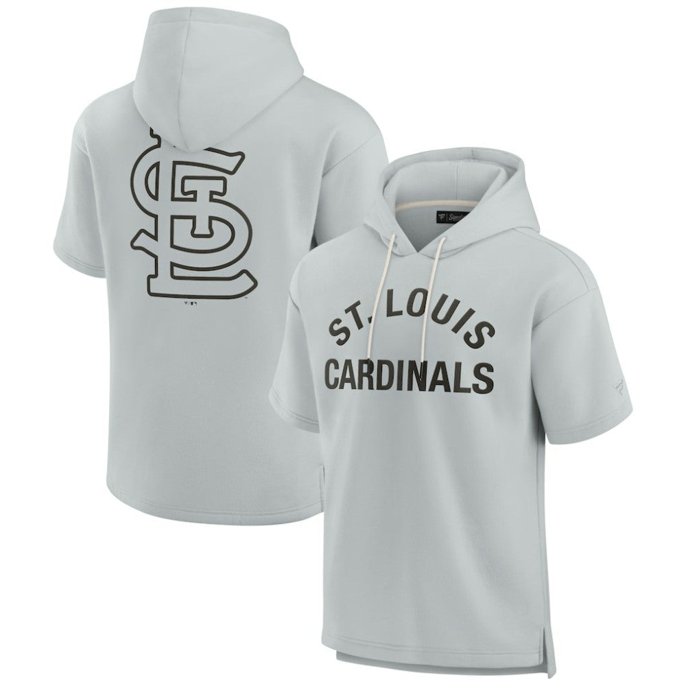 St. Louis Cardinals Fanatics Unisex Elements Super Soft Fleece Short Sleeve Pullover Hoodie for sale