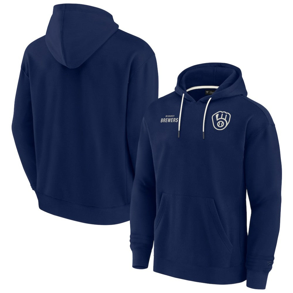 Milwaukee Brewers Fanatics Unisex Elements Super Soft Fleece Pullover Hoodie Online