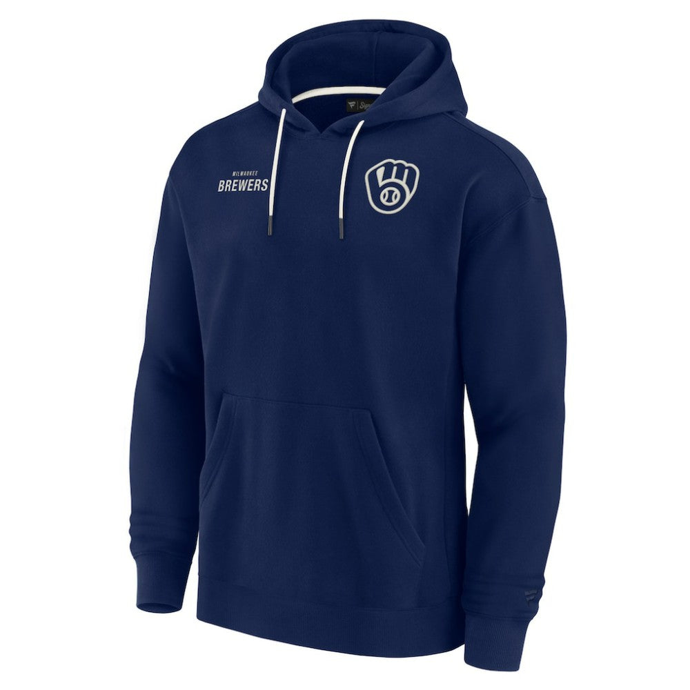 Milwaukee Brewers Fanatics Unisex Elements Super Soft Fleece Pullover Hoodie Online
