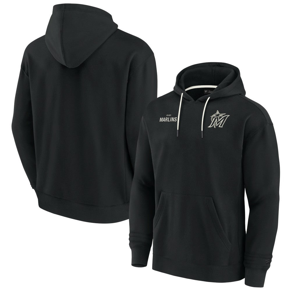 Miami Marlins Fanatics Unisex Elements Super Soft Fleece Pullover Hoodie Lifestyle