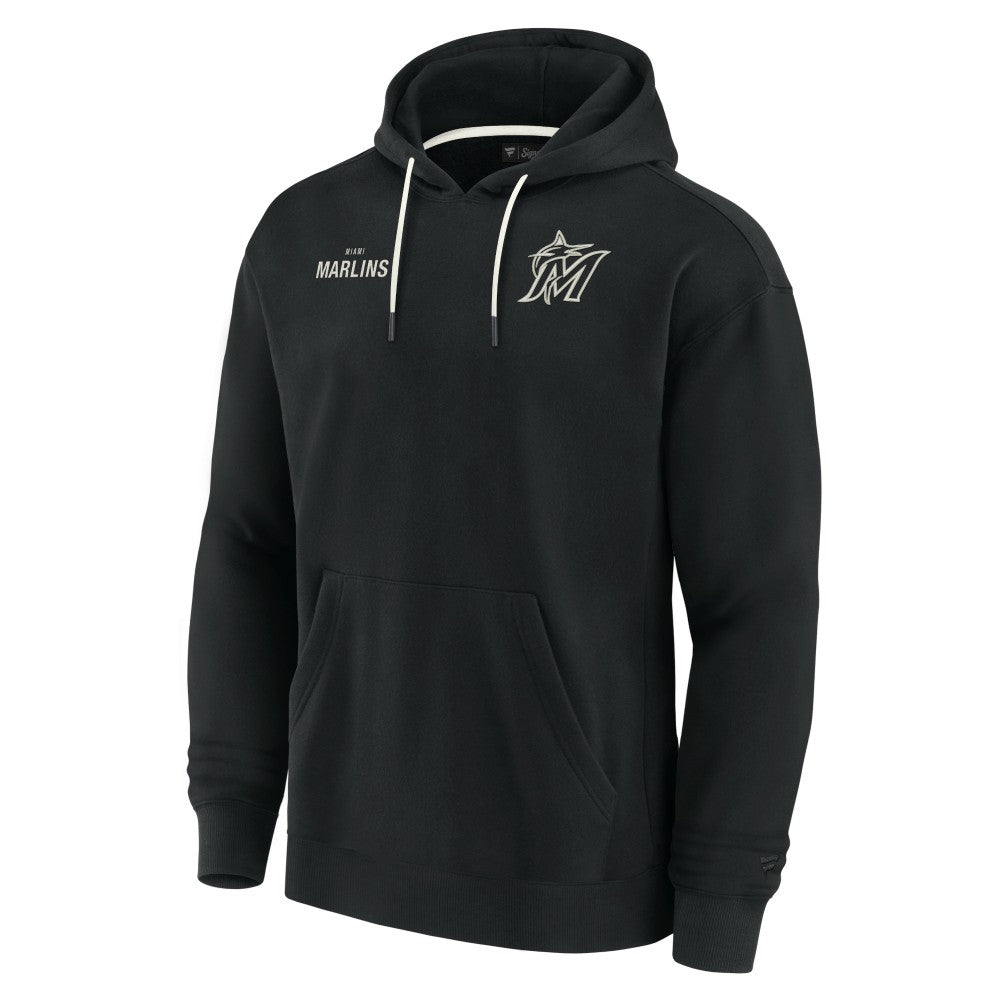 Miami Marlins Fanatics Unisex Elements Super Soft Fleece Pullover Hoodie Lifestyle