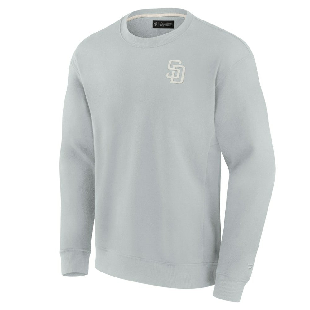 San Diego Padres Fanatics Unisex Super Soft Pullover Crew Sweatshirt discount