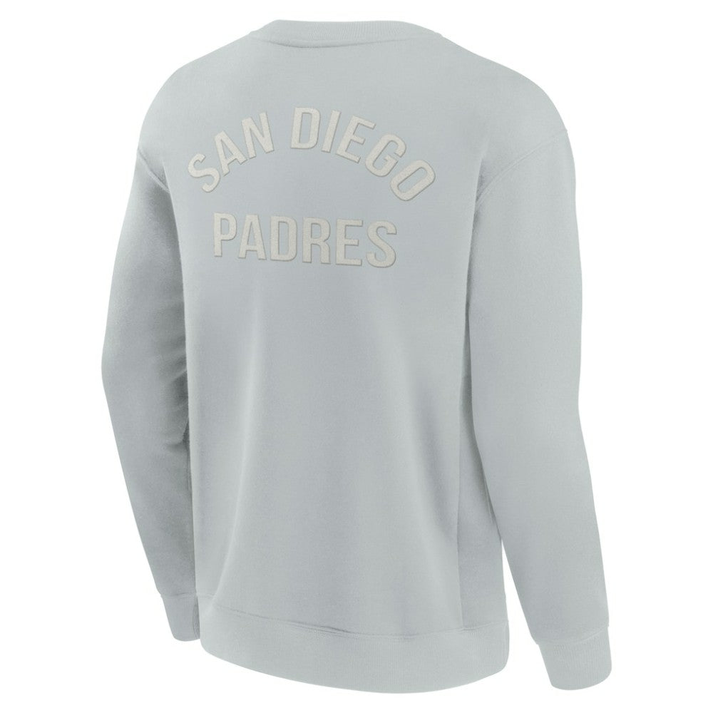 San Diego Padres Fanatics Unisex Super Soft Pullover Crew Sweatshirt discount