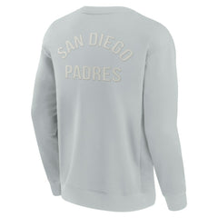 San Diego Padres Fanatics Unisex Super Soft Pullover Crew Sweatshirt discount