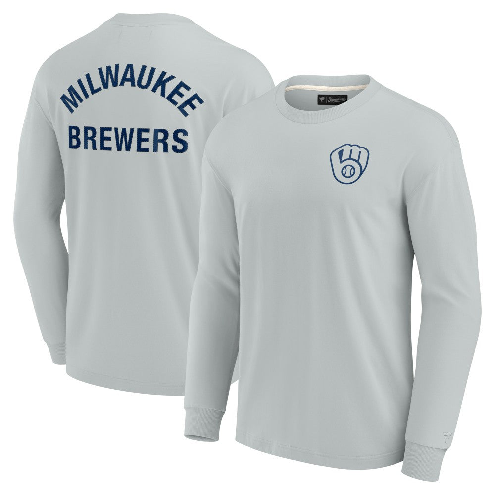 Milwaukee Brewers Fanatics Unisex Elements Super Soft Long Sleeve T-Shirt Online