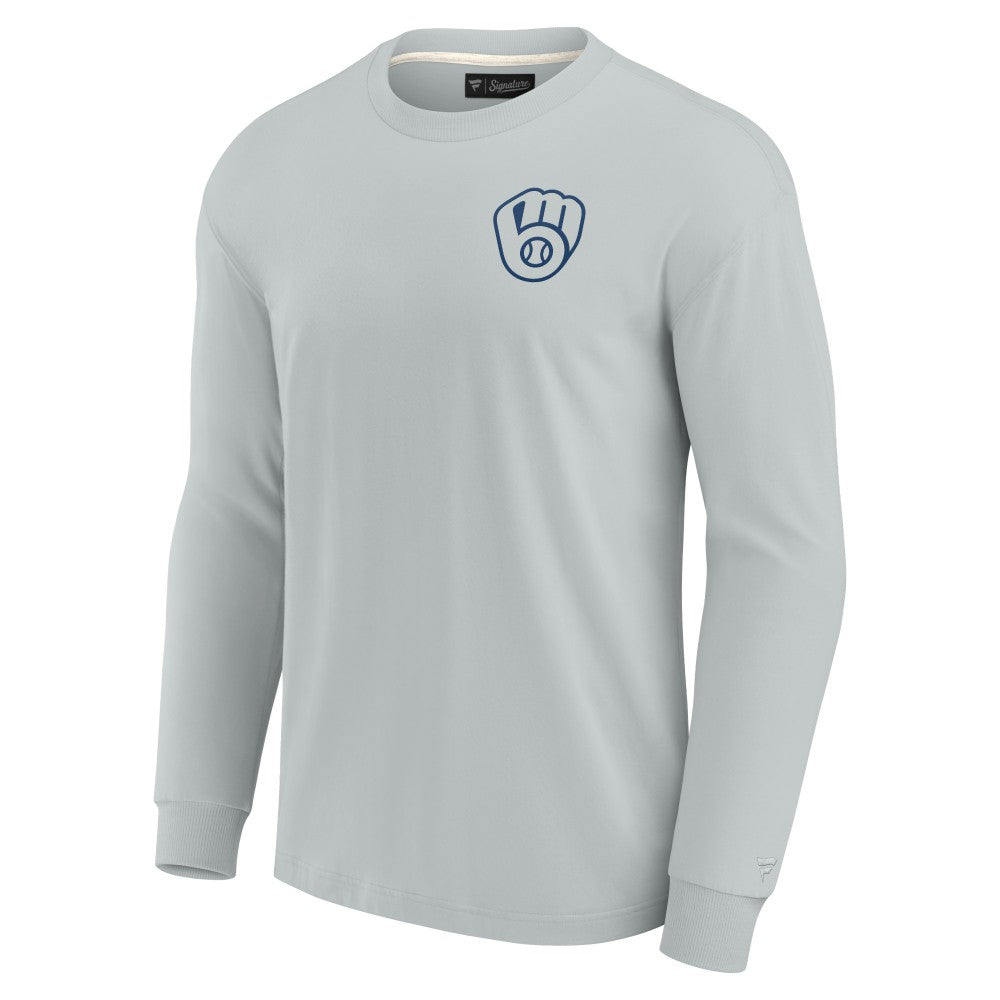 Milwaukee Brewers Fanatics Unisex Elements Super Soft Long Sleeve T-Shirt Online