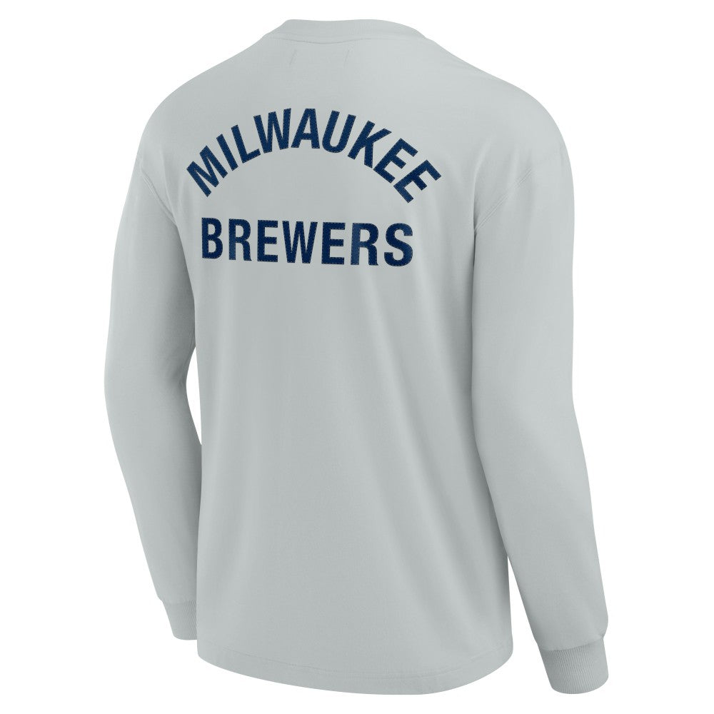 Milwaukee Brewers Fanatics Unisex Elements Super Soft Long Sleeve T-Shirt Online