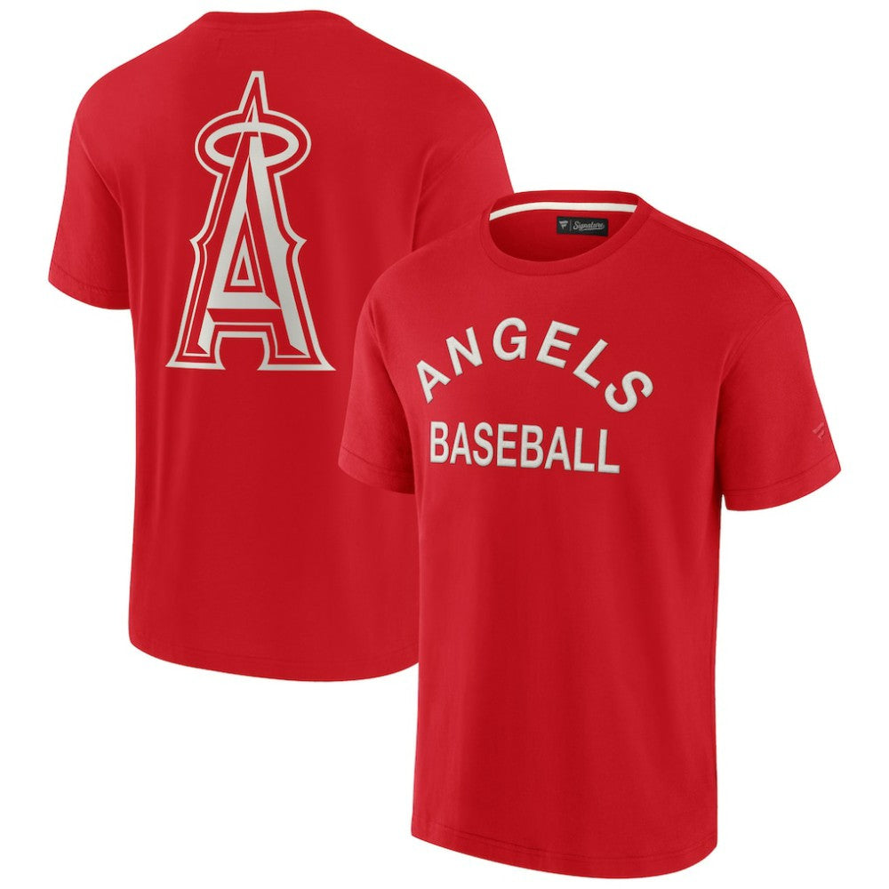 Los Angeles Angels Fanatics Unisex Elements Super Soft Short Sleeve T-Shirt On Sale