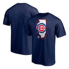 Chicago Cubs Paint the Black State T-Shirt Lifestyle