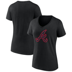 Atlanta Braves Women's Rough Diamond V-Neck T-Shirt Online