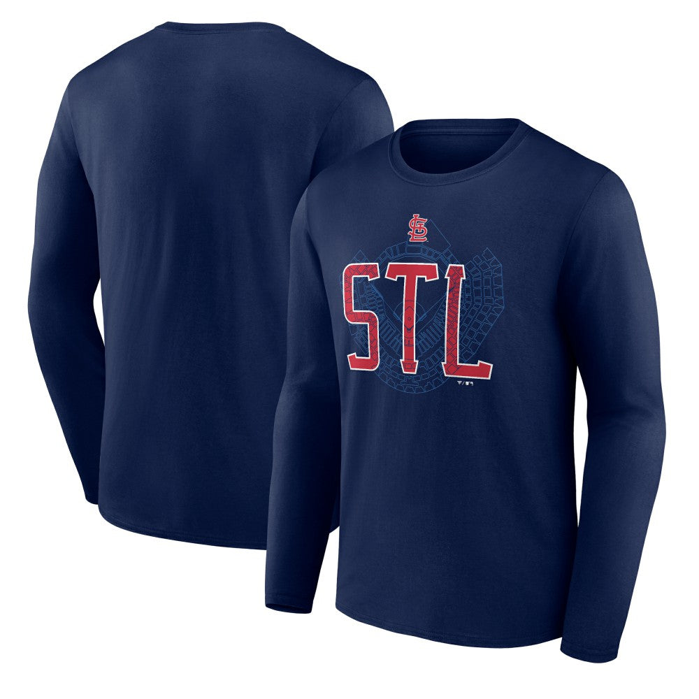 St. Louis Cardinals Paint the Black Long Sleeve T-Shirt for sale