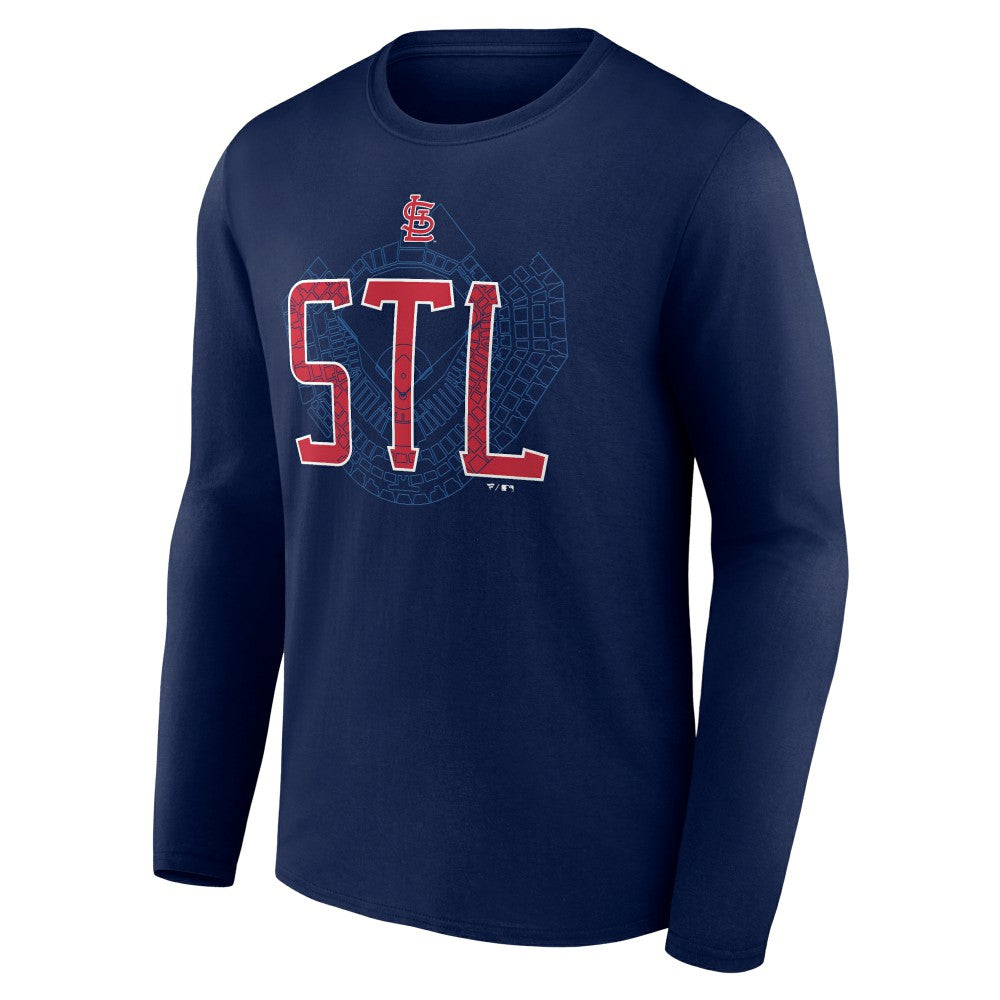 St. Louis Cardinals Paint the Black Long Sleeve T-Shirt for sale
