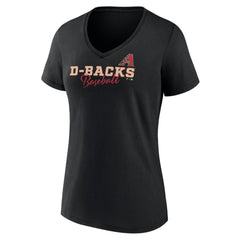 Arizona Diamondbacks Women's Back In Business V-Neck T-Shirt Sale