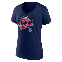 Boston Red Sox Women's One Champion V-Neck T-Shirt Lifestyle