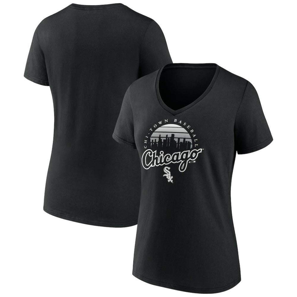 Chicago White Sox Women's One Champion V-Neck T-Shirt Clearance