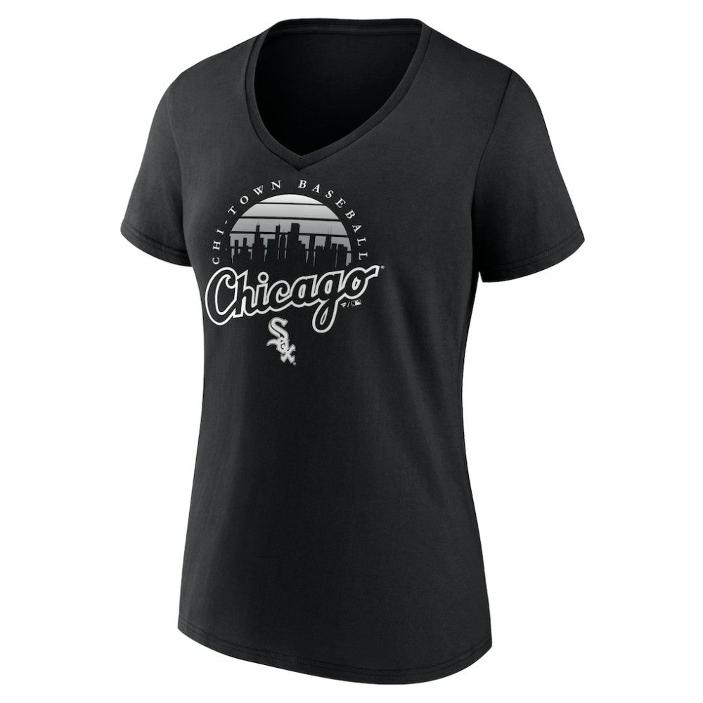 Chicago White Sox Women's One Champion V-Neck T-Shirt Clearance