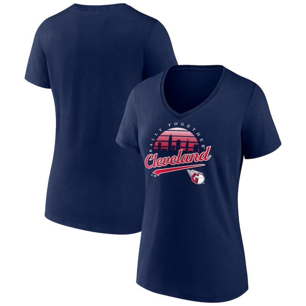 Cleveland Guardians Women's One Champion V-Neck T-Shirt for sale