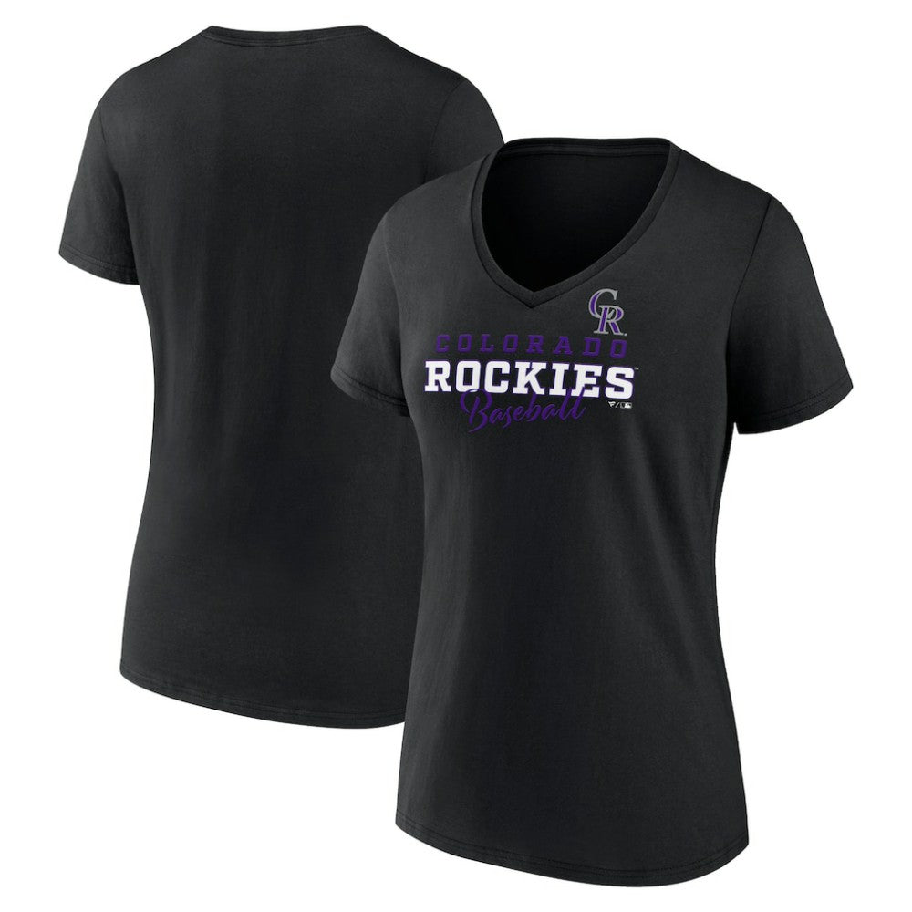 Colorado Rockies Women's Back In Business V-Neck T-Shirt Near Me