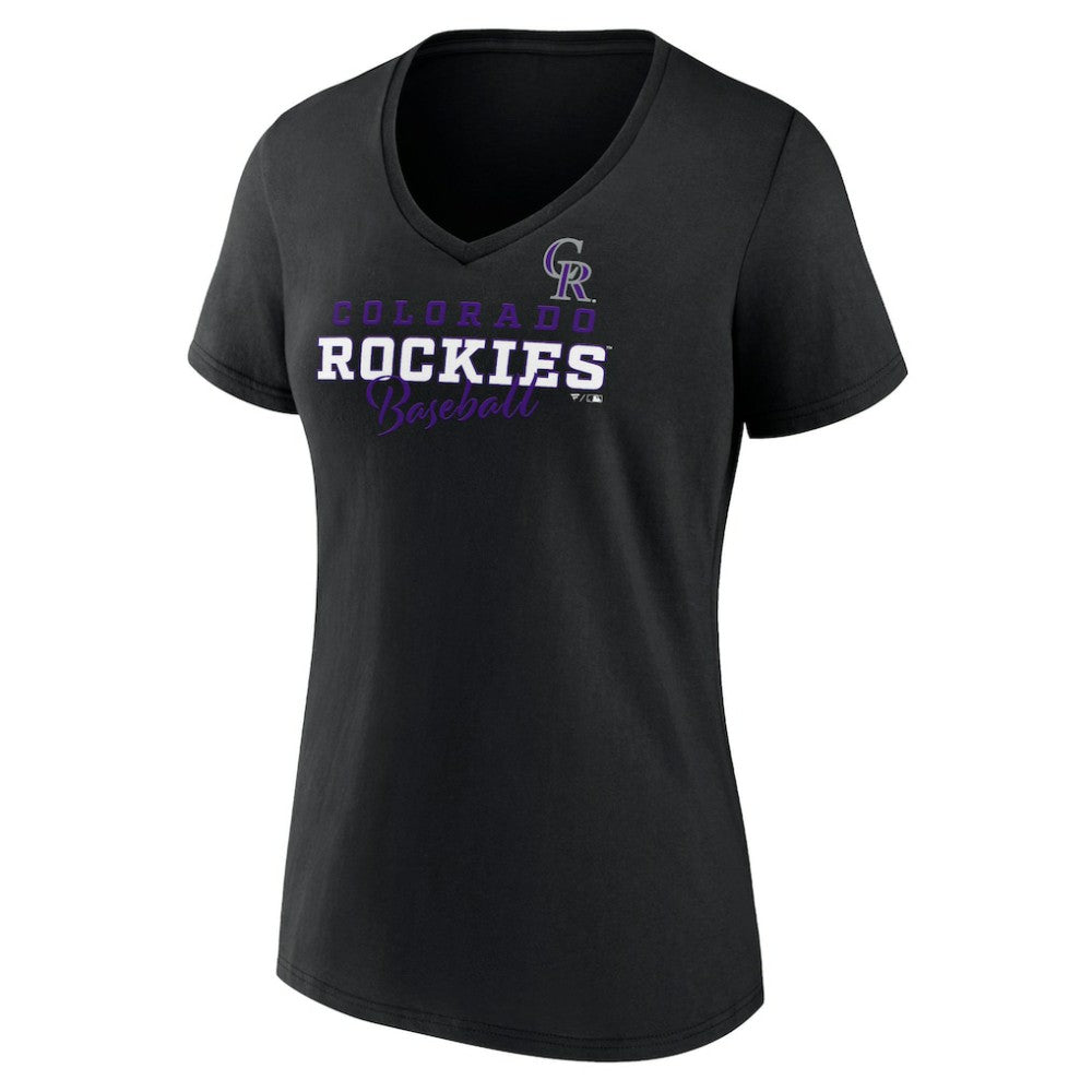Colorado Rockies Women's Back In Business V-Neck T-Shirt Near Me