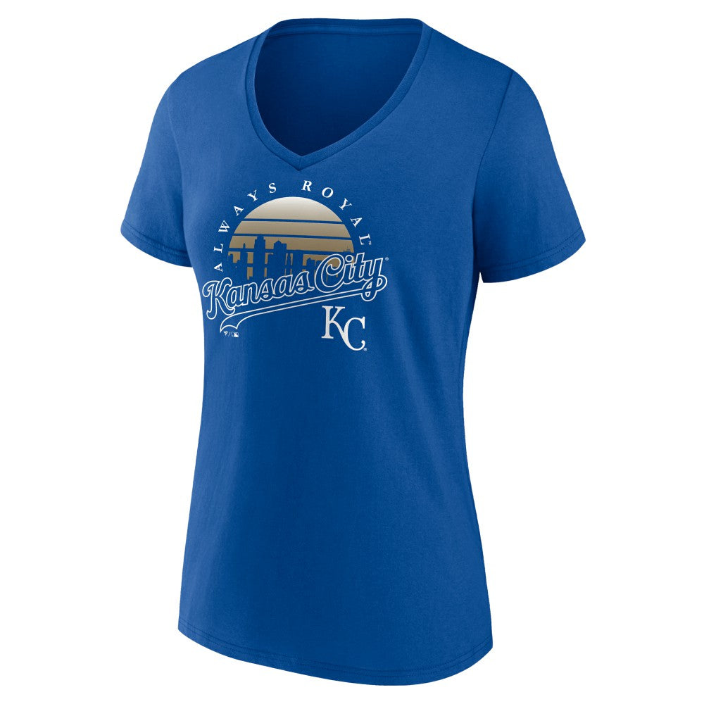 Kansas City Royals Women's One Champion V-Neck T-Shirt On Sale