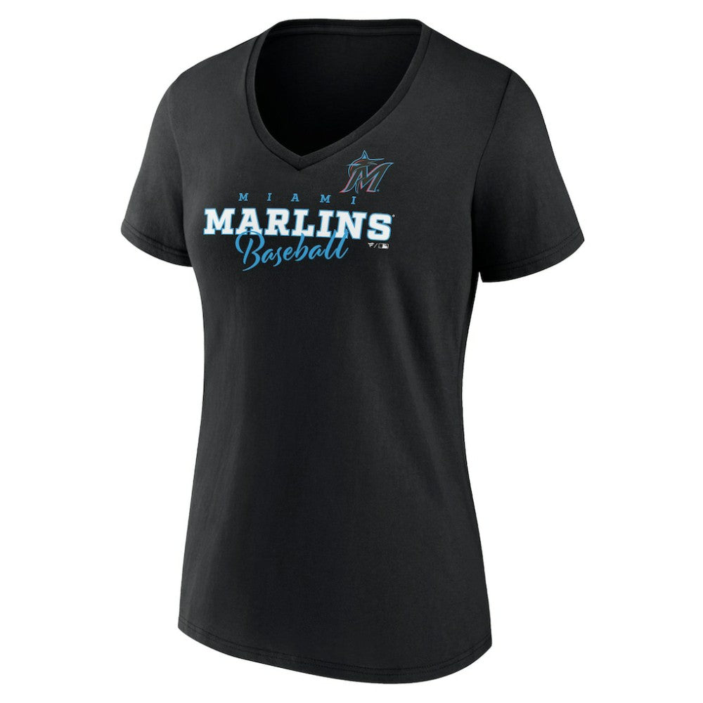 Miami Marlins Women's Back In Business V-Neck T-Shirt Near Me