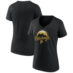 Pittsburgh Pirates Women's One Champion V-Neck T-Shirt Lifestyle