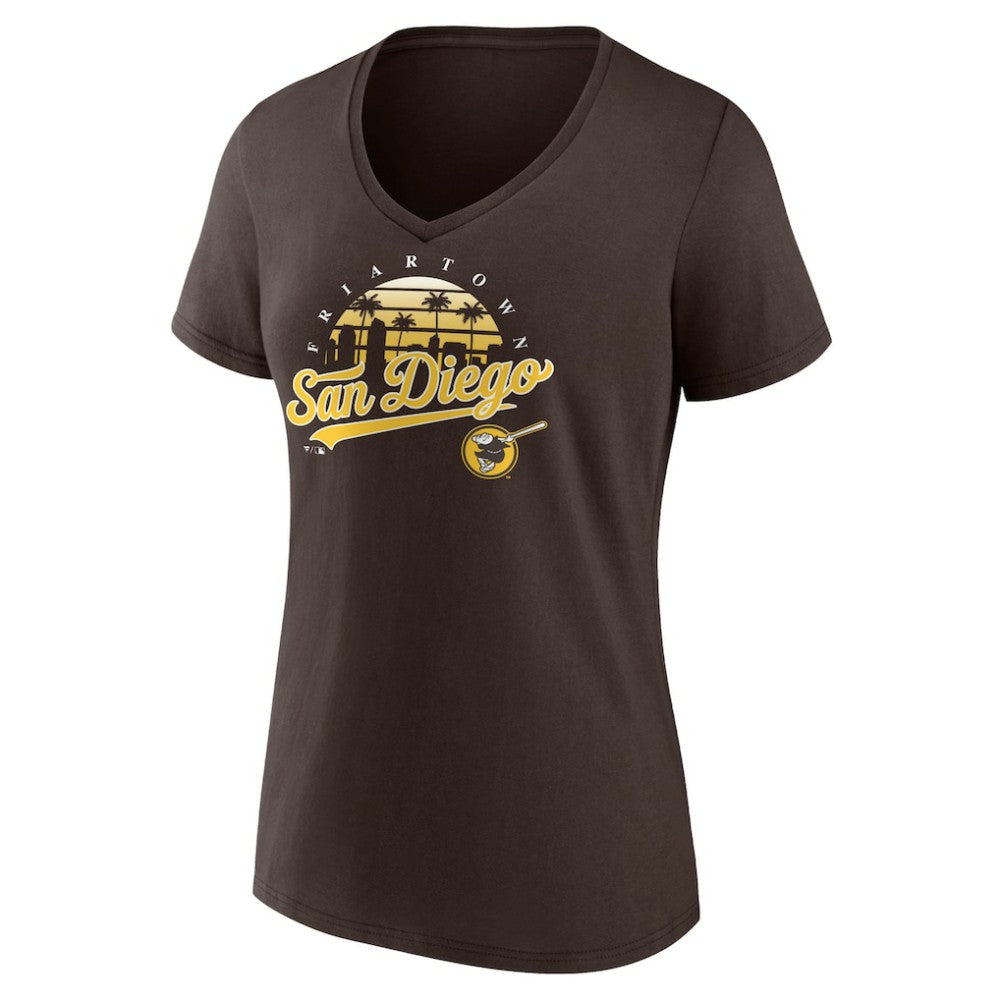 San Diego Padres Women's One Champion V-Neck T-Shirt for sale