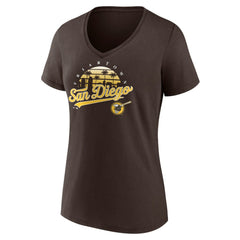 San Diego Padres Women's One Champion V-Neck T-Shirt for sale