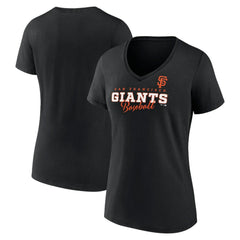 San Francisco Giants Women's Back In Business V-Neck T-Shirt Clearance