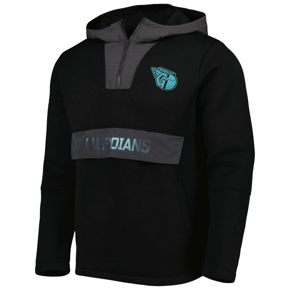 Cleveland Guardians Levelwear Ruckus Quarter-Zip Hoodie Lifestyle