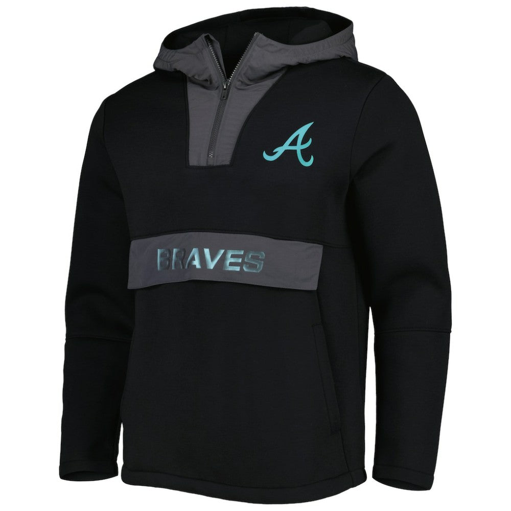 Atlanta Braves Levelwear Ruckus Quarter-Zip Hoodie Clearance