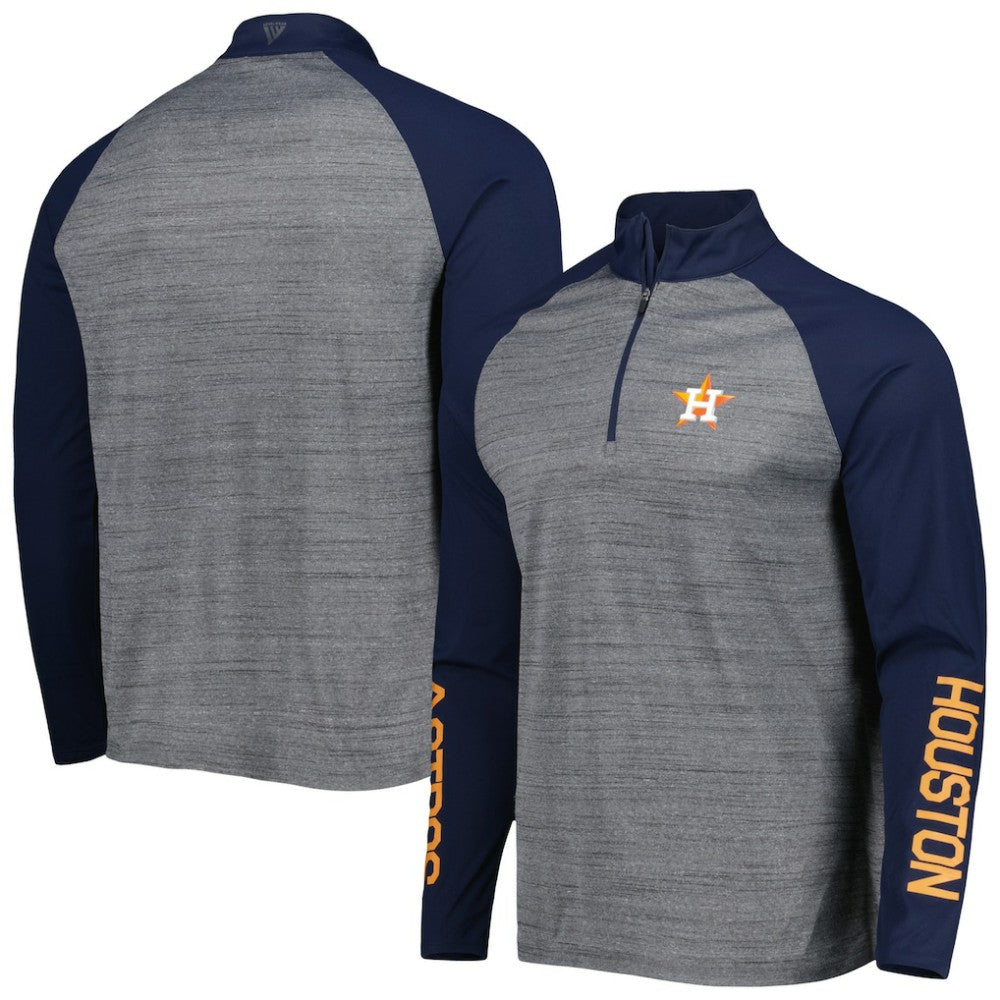 Houston Astros Levelwear Vandal Raglan Quarter-Zip Top Sale