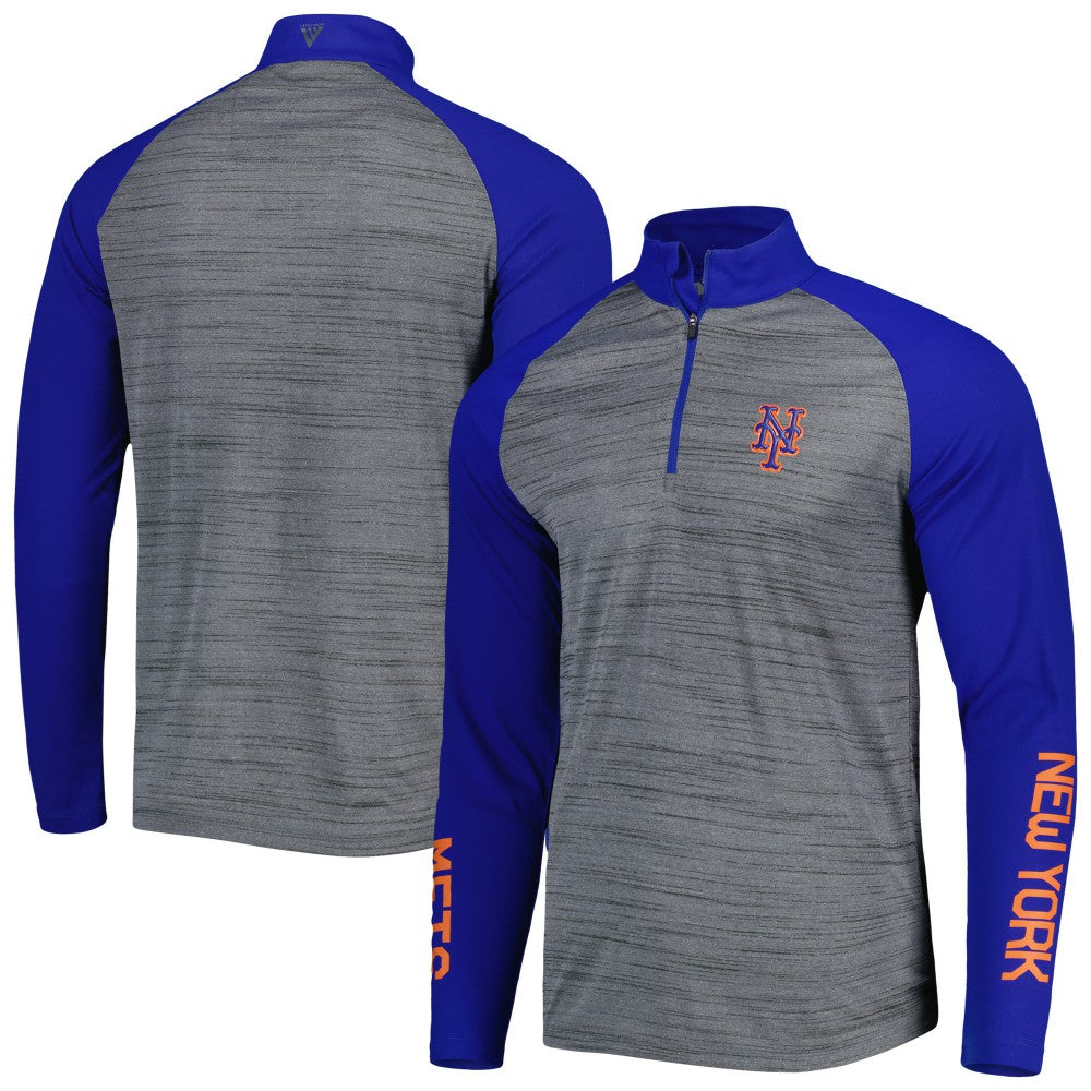 New York Mets Levelwear Vandal Raglan Quarter-Zip Top Sale