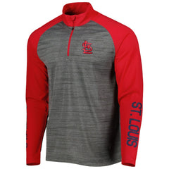St. Louis Cardinals Levelwear Vandal Raglan Quarter-Zip Top for sale