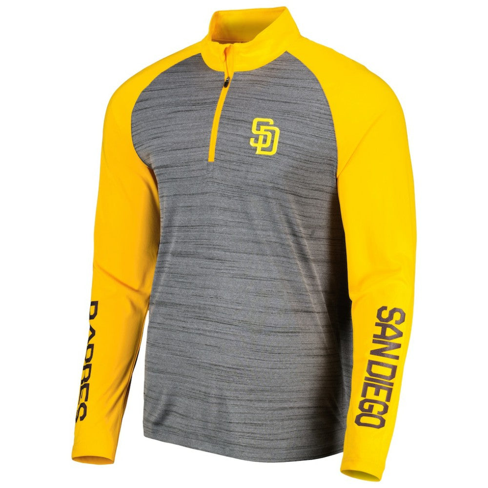 San Diego Padres Levelwear Vandal Raglan Quarter-Zip Top On Sale