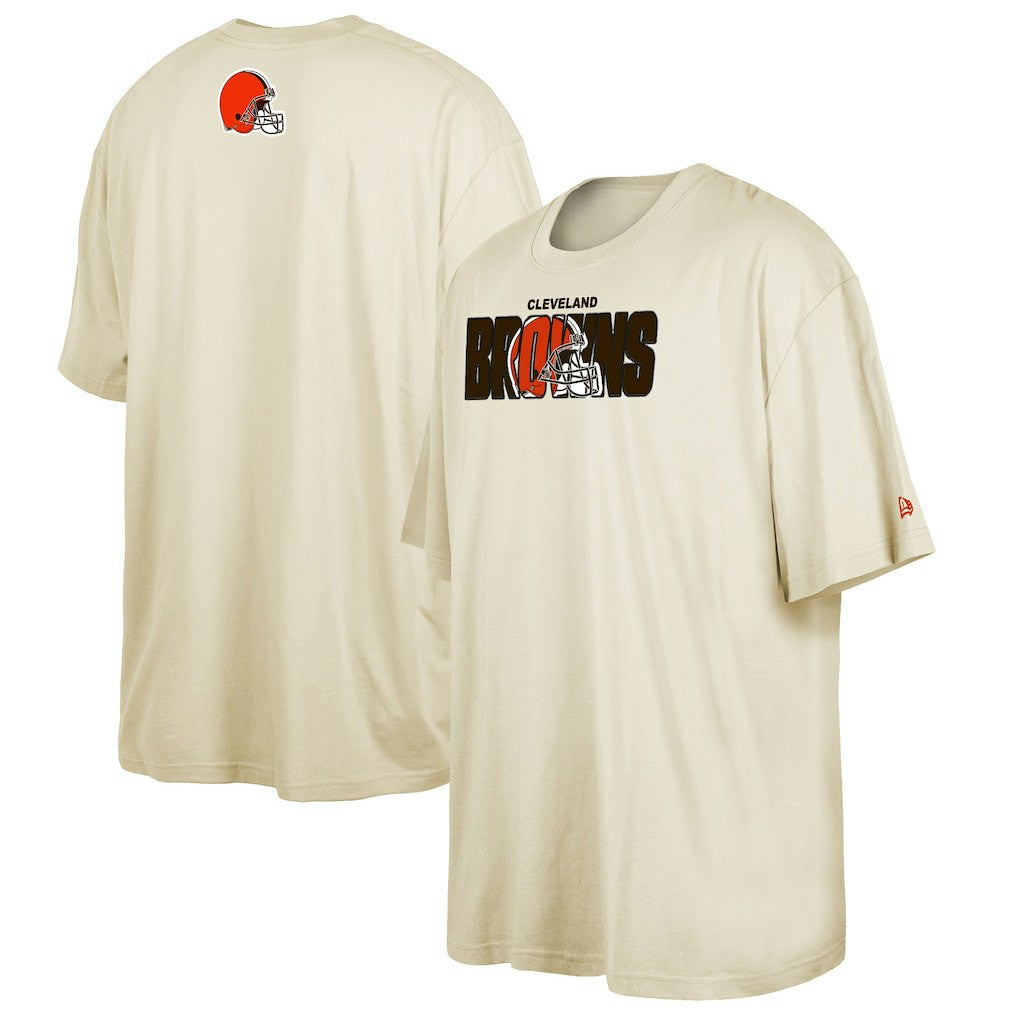 Cleveland Browns New Era 2023 NFL Draft Big & Tall T-Shirt Cream - NFL