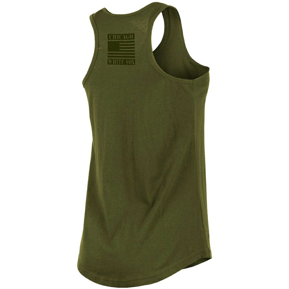 Chicago White Sox New Era Women's 2023 Armed Forces Day Racerback Tank Top Lifestyle