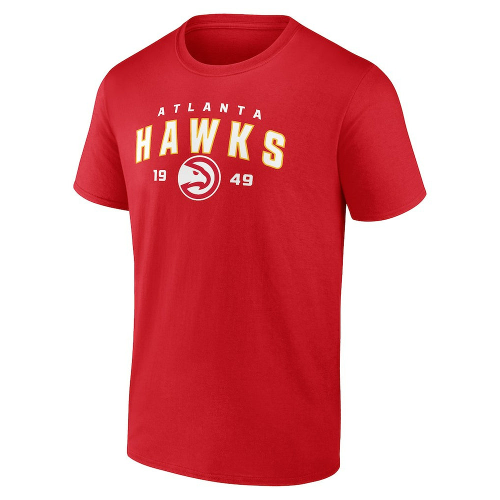 NBA - Atlanta Hawks Rebel Logo T-Shirt - Red