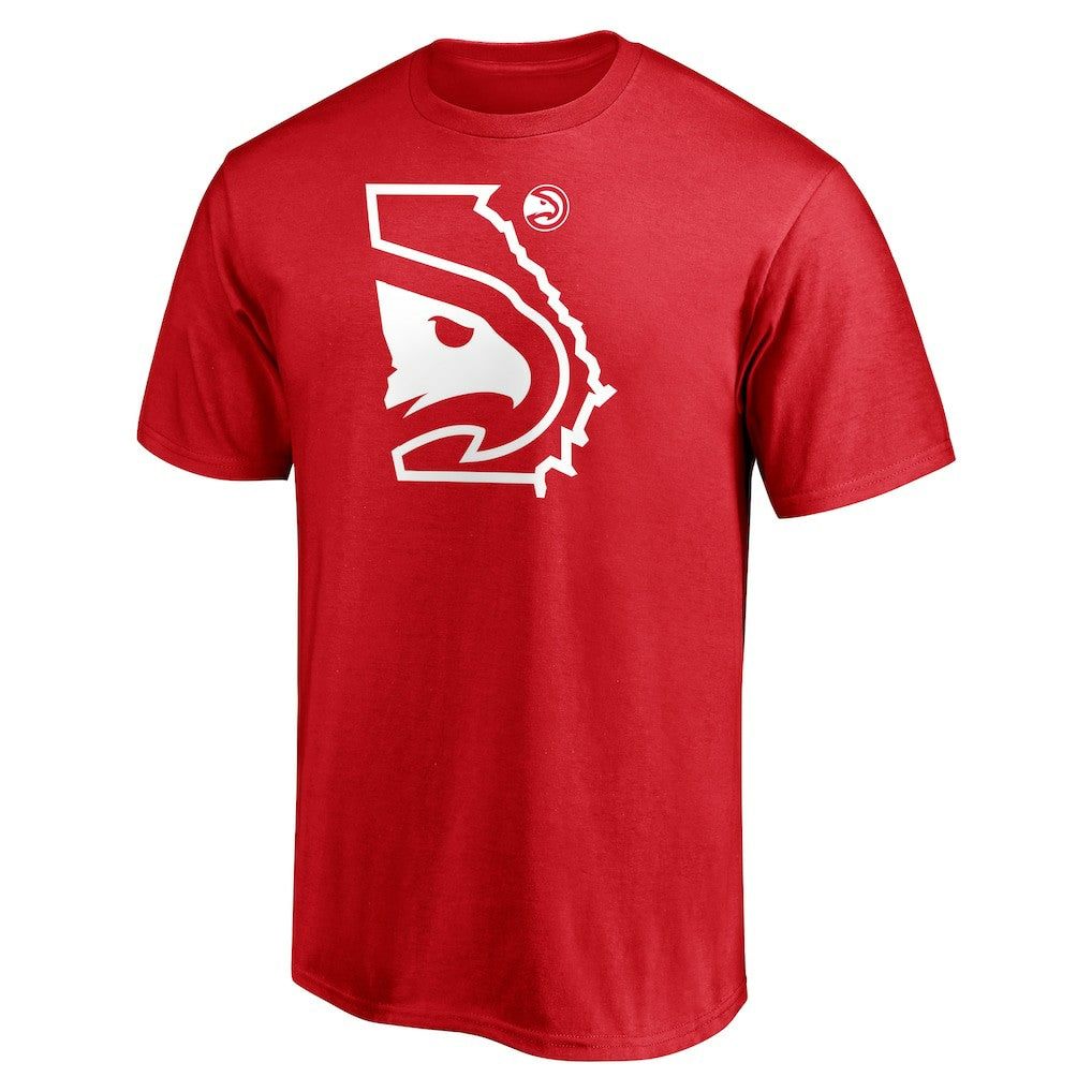 NBA - Atlanta Hawks Push Ahead T-Shirt - Red