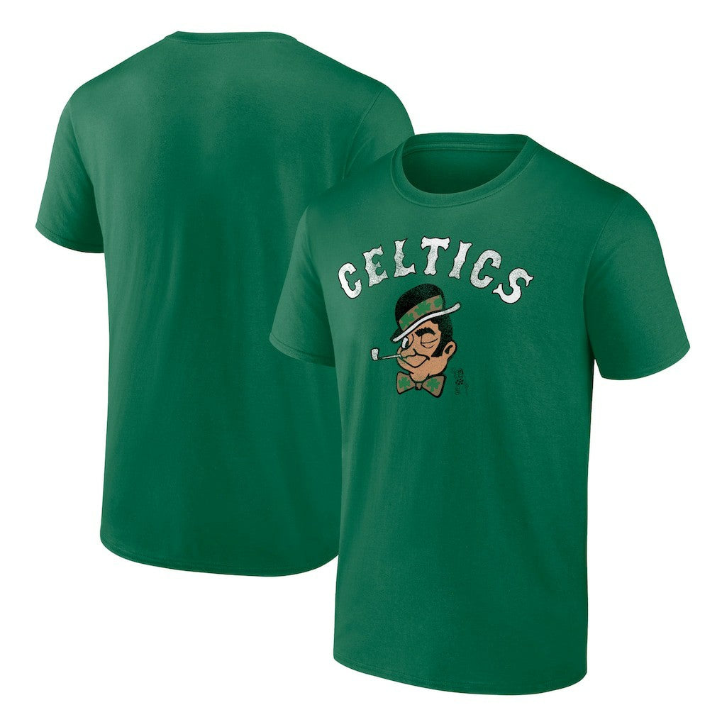 NBA - Boston Celtics Push Ahead T-Shirt - Kelly Green