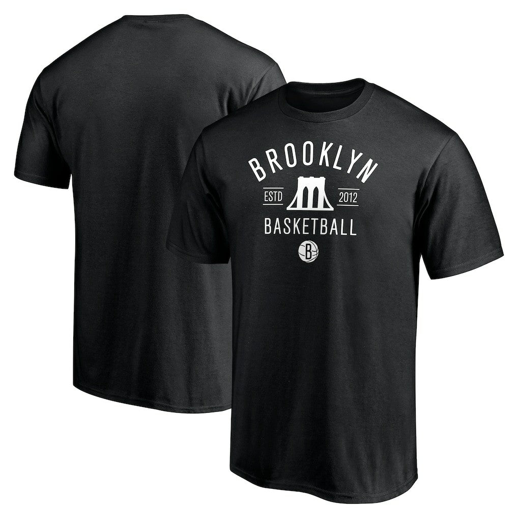 NBA - Brooklyn Nets Push Ahead T-Shirt - Black