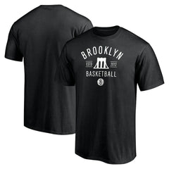 NBA - Brooklyn Nets Push Ahead T-Shirt - Black