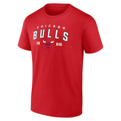 NBA - Chicago Bulls Rebel Logo T-Shirt - Red