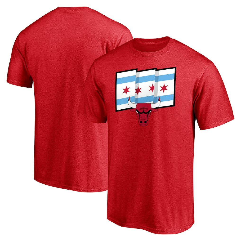 NBA - Chicago Bulls Push Ahead T-Shirt - Red