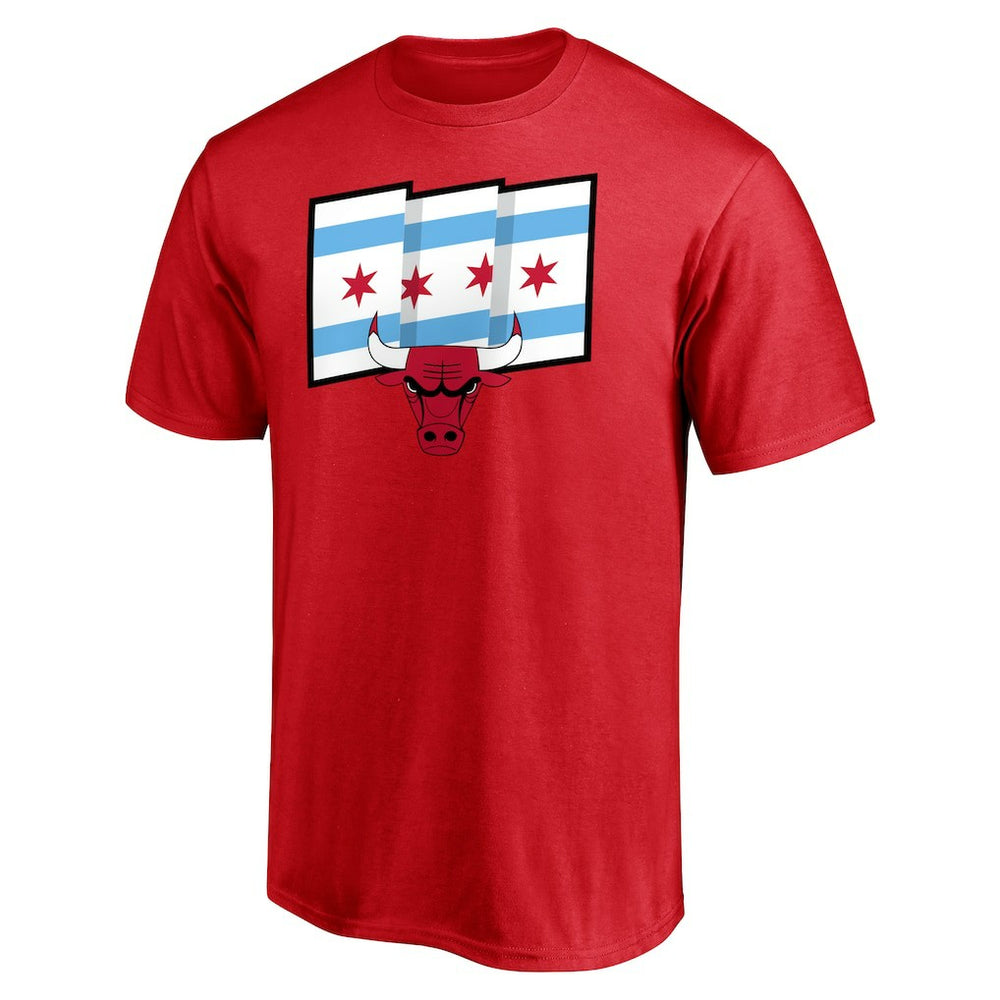 NBA - Chicago Bulls Push Ahead T-Shirt - Red
