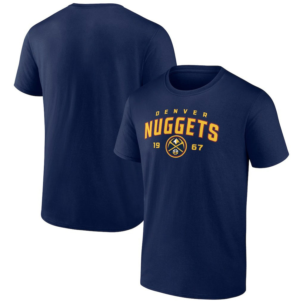 NBA - Denver Nuggets Rebel Logo T-Shirt - Navy