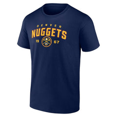NBA - Denver Nuggets Rebel Logo T-Shirt - Navy